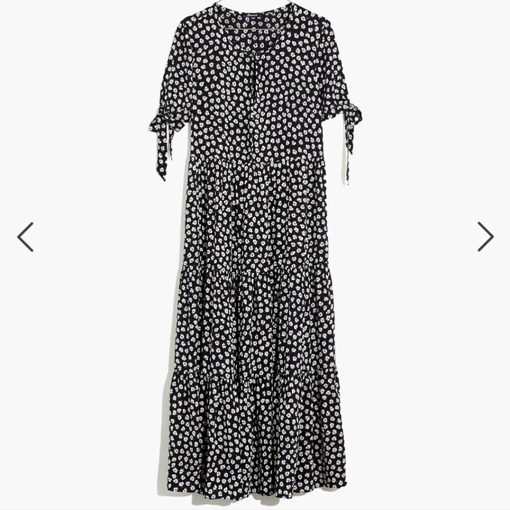 Madewell Tiered Midi Dress